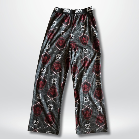 Star Wars boys pajama PJ pants Large 10/12 Vader stormtroopers - Picture 1 of 3